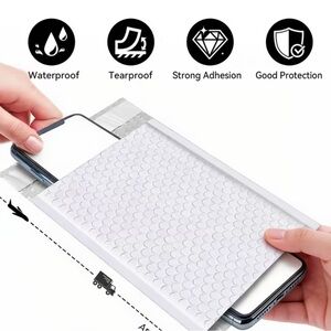 50 Pack of 4x7 White Bubble Mailers